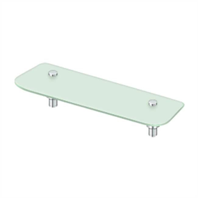 Deltana BBS75 15-3/4 Frosted Glass Shelf BBS Series
