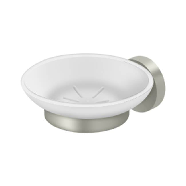 Deltana BBS2012 Frosted Glass Soap Dish BBS Series