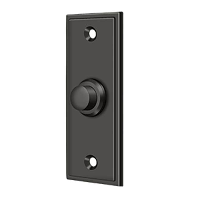 Deltana BBS333 Bell Button, Rectangular Contemporary