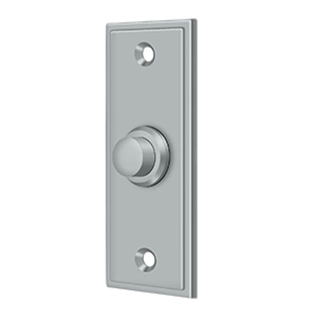 Deltana BBS333 Bell Button, Rectangular Contemporary
