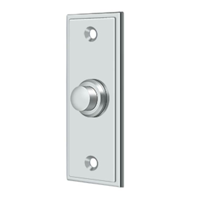 Deltana BBS333 Bell Button, Rectangular Contemporary