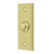 Deltana BBS333 Bell Button, Rectangular Contemporary