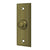 Deltana BBS333 Bell Button, Rectangular Contemporary