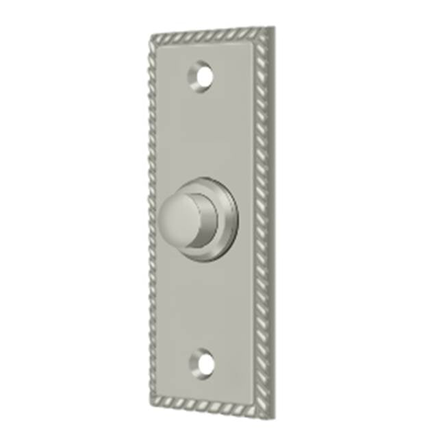 Deltana BBSR333 Bell Button, Rectangular With Rope Pattern