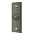 Deltana BBSR333 Bell Button, Rectangular With Rope Pattern
