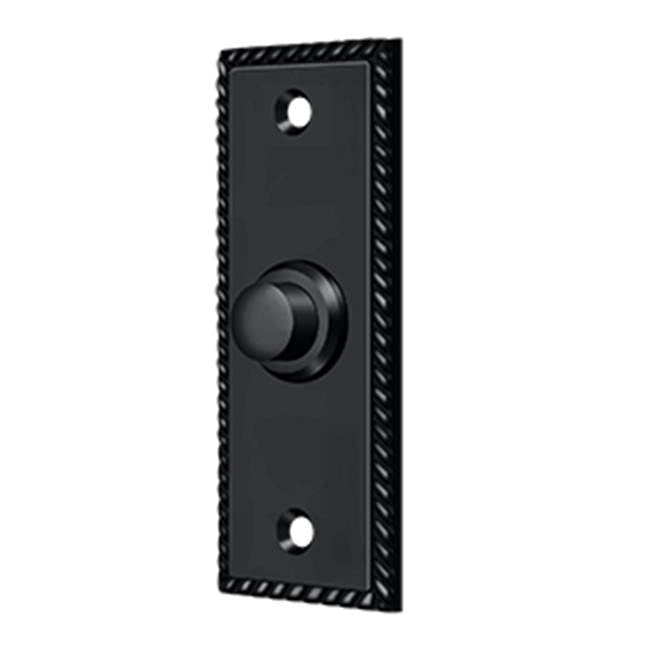 Deltana BBSR333 Bell Button, Rectangular With Rope Pattern