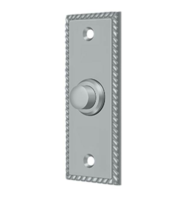 Deltana BBSR333 Bell Button, Rectangular With Rope Pattern