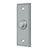 Deltana BBSR333 Bell Button, Rectangular With Rope Pattern