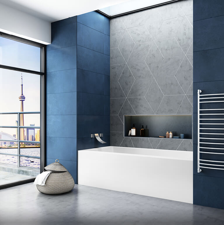 Bain Ultra BBVBRA0LT BAIN DE VILLE 60 x 30 ALCOVE Thermomasseur Air Bath Tub - Parent
