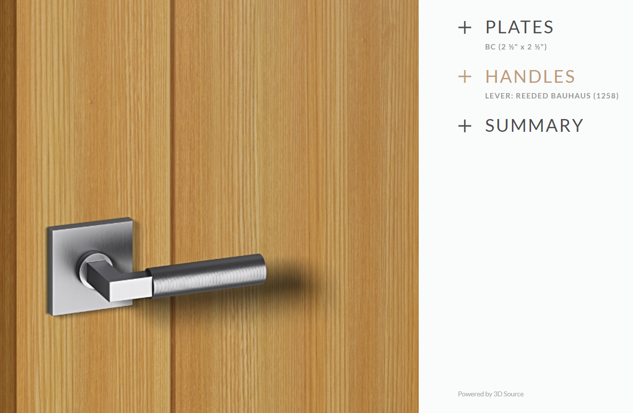 Ashley Norton BC.1258.20.R-234 Reeded Bauhaus Privacy - Parent