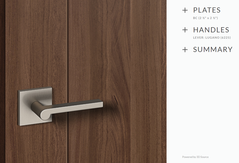 Ashley Norton BC.6225.40.R.4 Lugano SIngle Dummy - Satin Nickel