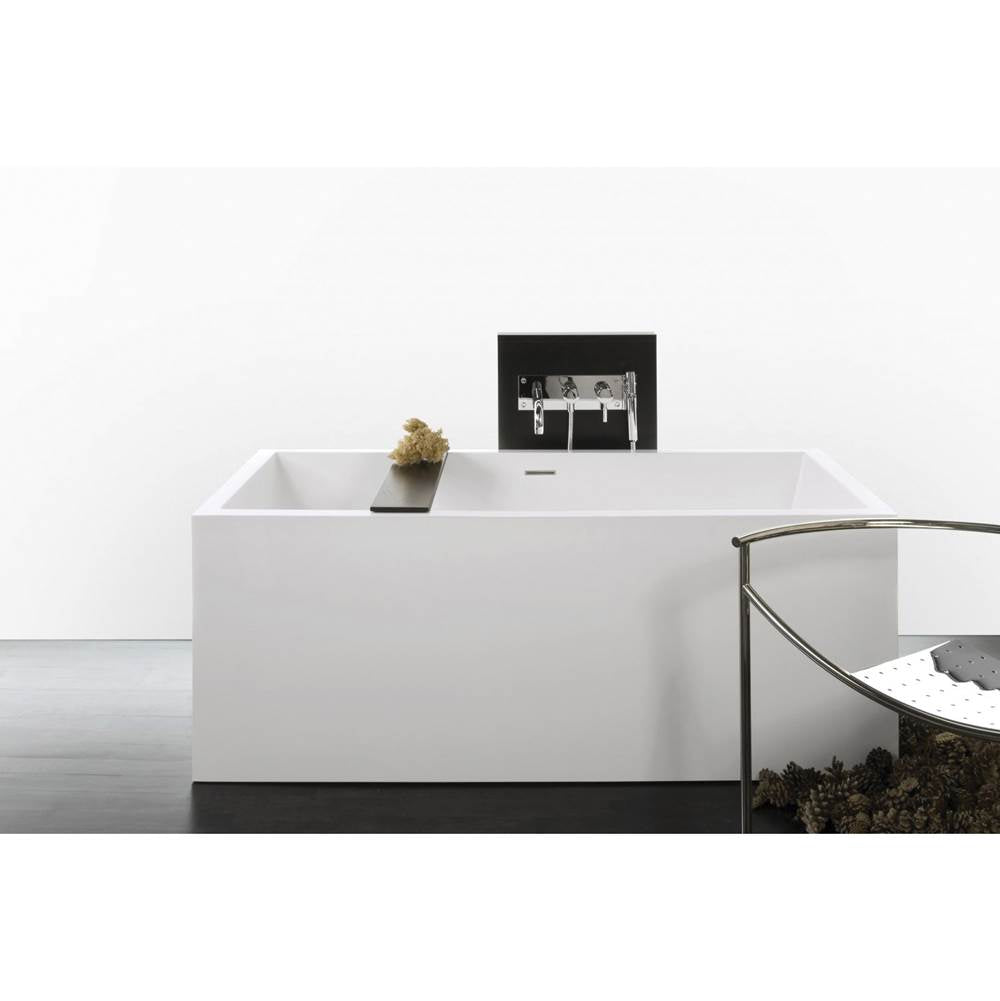 Wet Style BC0402-WHNT Cube Bath 62 X 30 X 24 - 1 Wall - Built In Nt O/F Wh Drain - Parent
