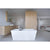 Wet Style BC0801-WHNT-COP Cube Bath 60 X 30 X 22.5 - Fs - Built In Nt O/F Wh Drain - Parent