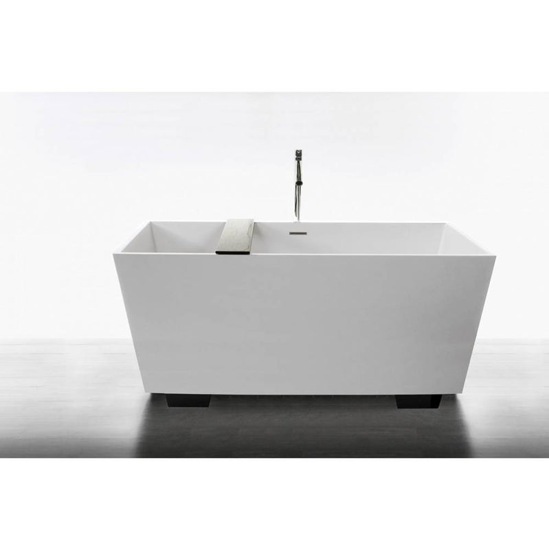 Wet Style BC0802-W-WHNT Cube Bath 60 X 30 X 24.25 - Fs - Built In Nt O/F Wh Drain - Parent