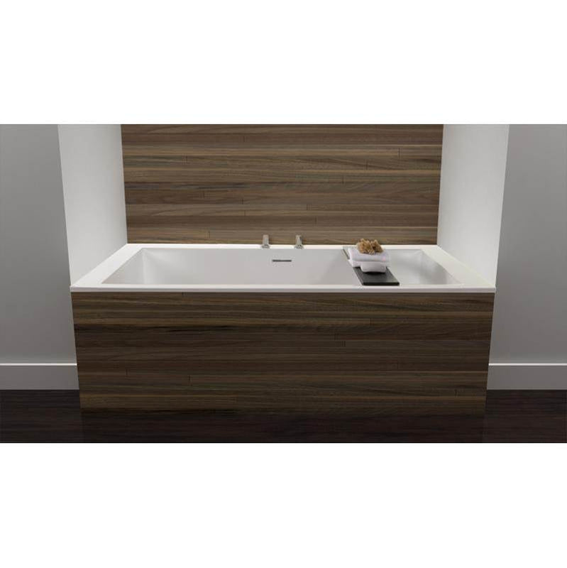 Wet Style BC0905-BNNT Cube Bath 60 X 30 X 24 - 2 Walls - Built In Nt O/F Bn Drain - Parent