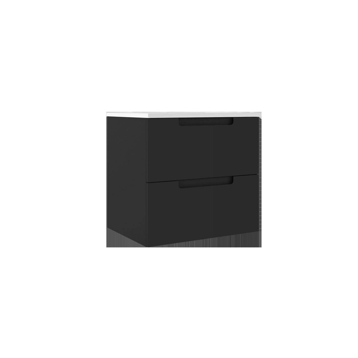ICO Bath Coda Two Drawer Wall-Mounted Vanity