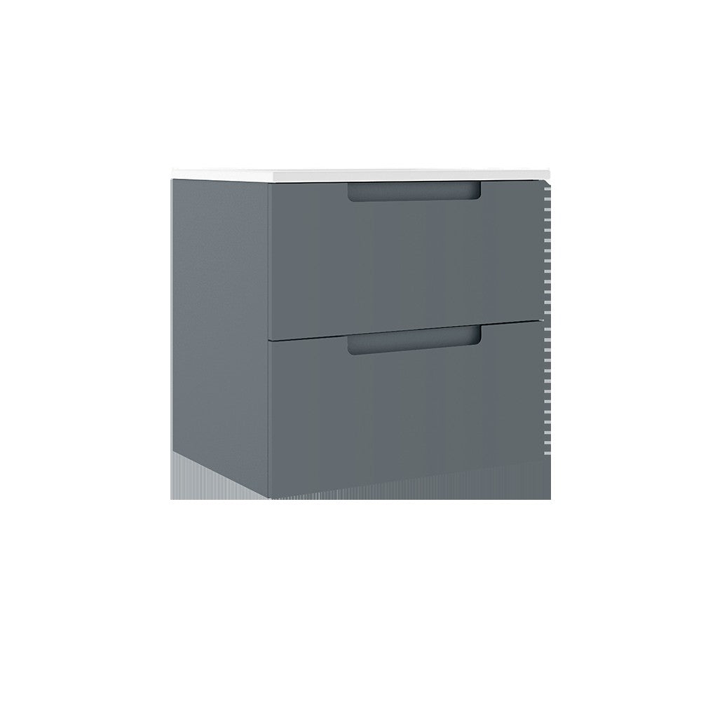 ICO Bath Coda Two Drawer Wall-Mounted Vanity