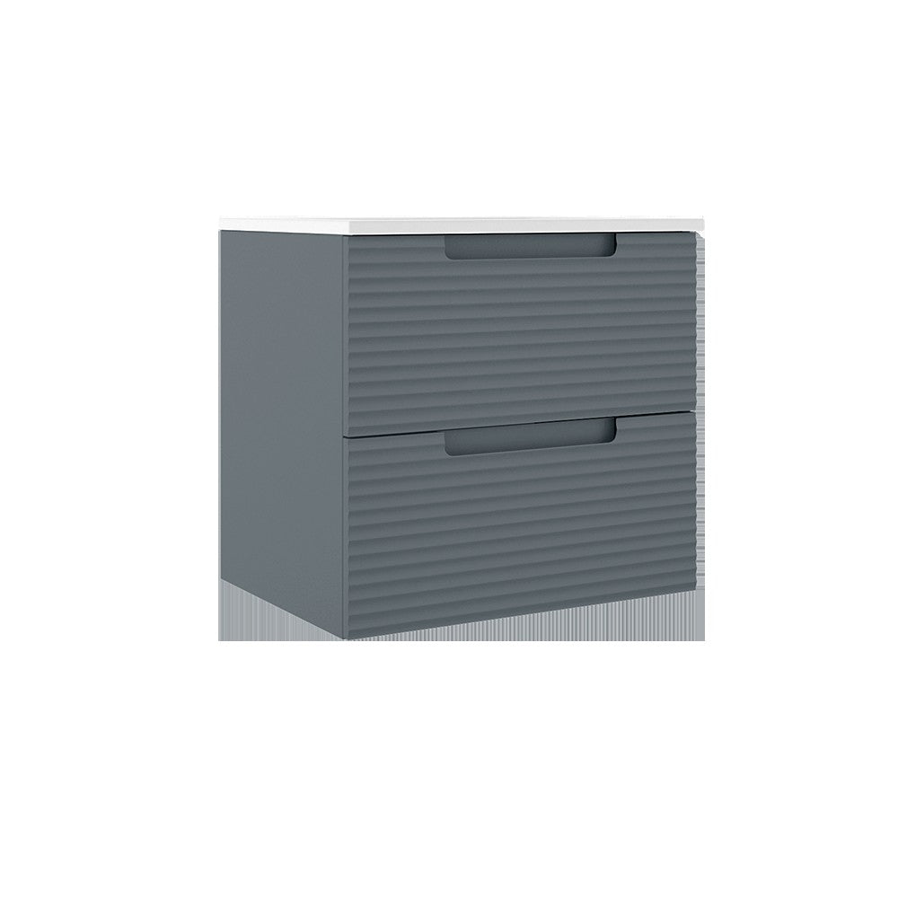 ICO Bath Coda Two Drawer Wall-Mounted Vanity