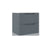 ICO Bath Coda Two Drawer Wall-Mounted Vanity