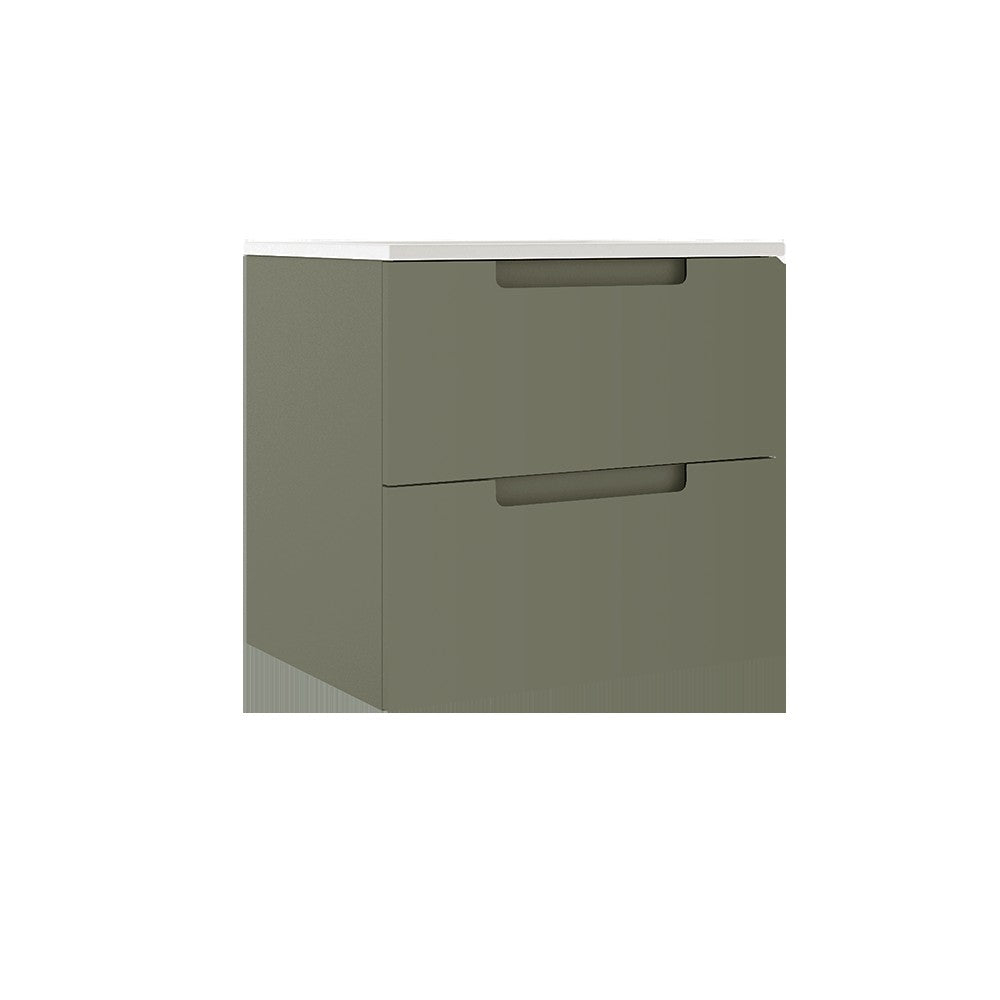 ICO Bath Coda Two Drawer Wall-Mounted Vanity