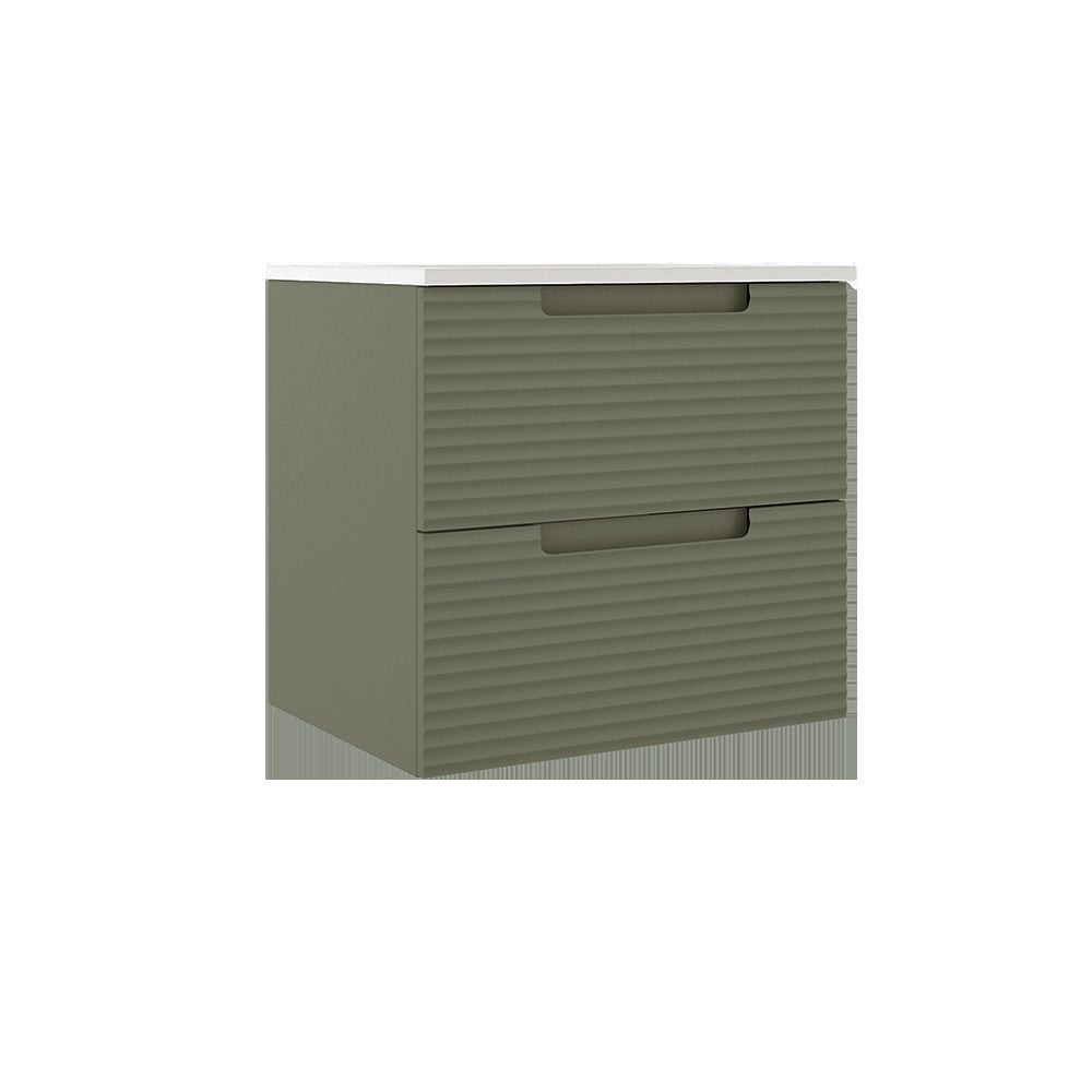 ICO Bath Coda Two Drawer Wall-Mounted Vanity