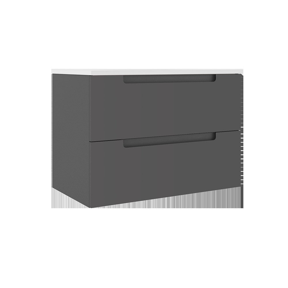 ICO Bath Coda Two Drawer Wall-Mounted Vanity
