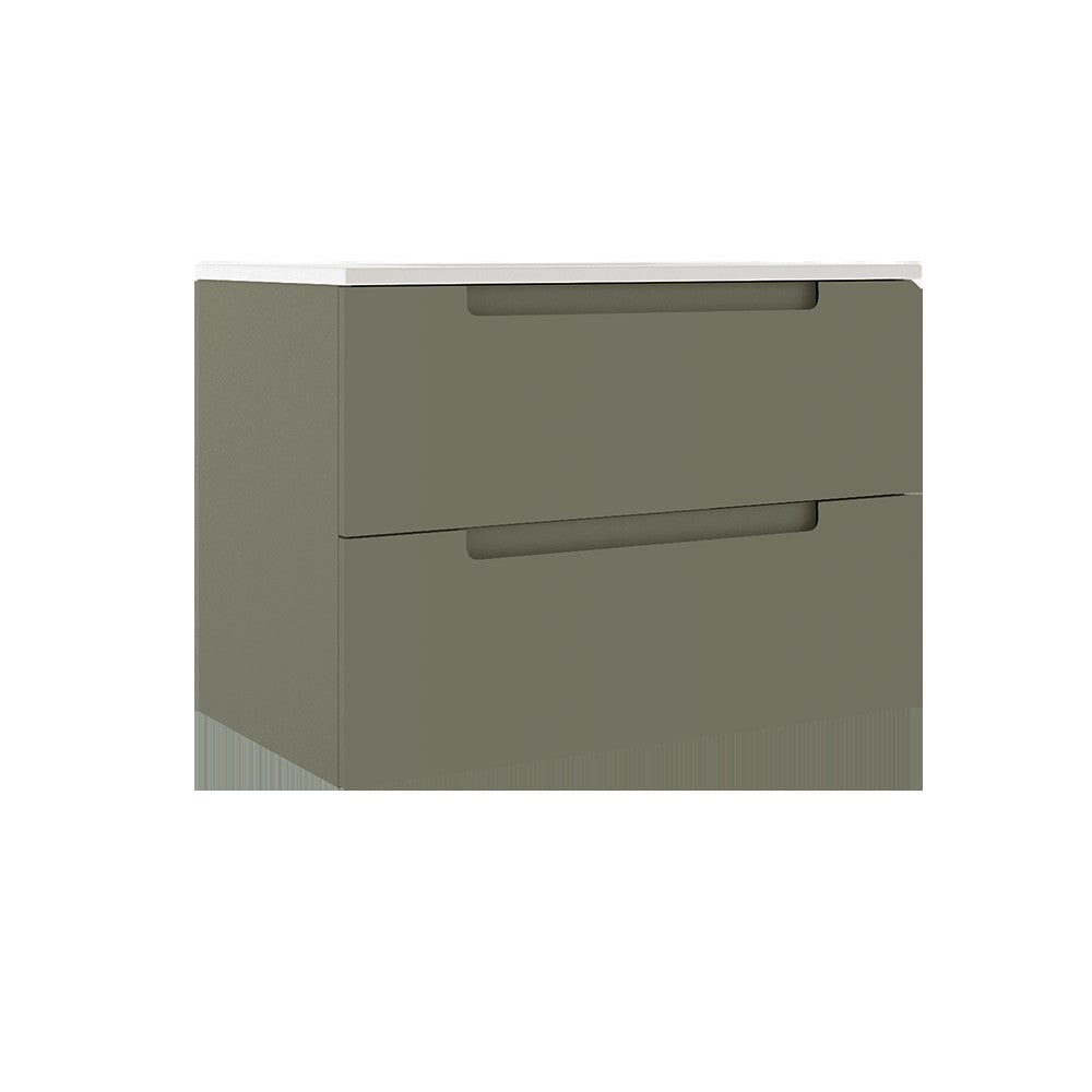 ICO Bath Coda Two Drawer Wall-Mounted Vanity