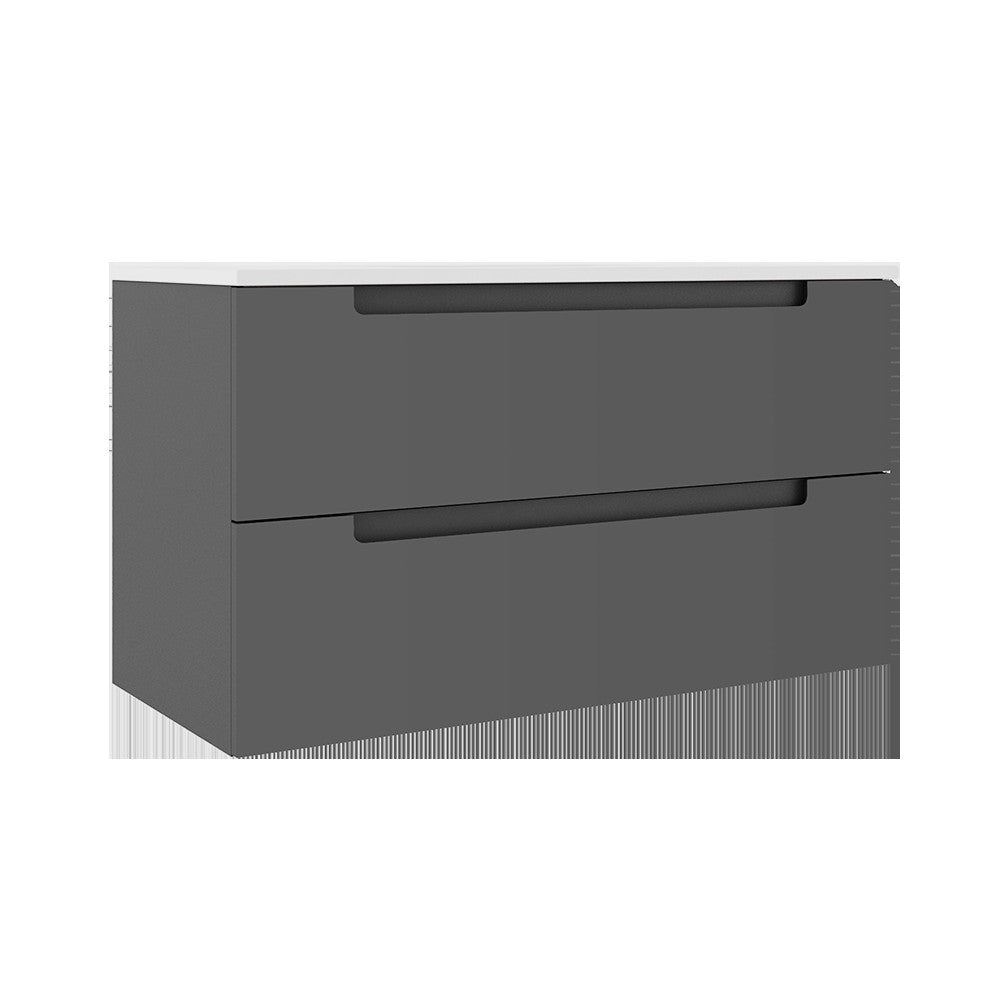 ICO Bath Coda Two Drawer Wall-Mounted Vanity