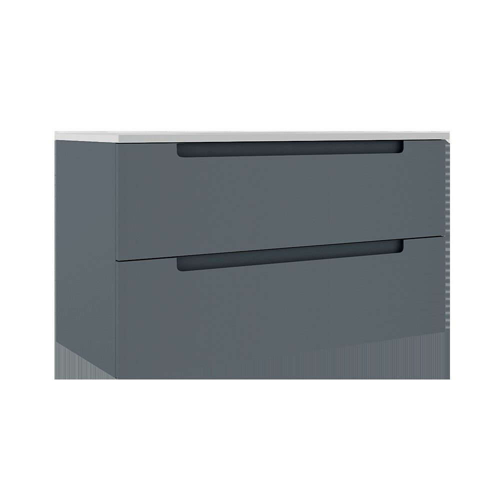 ICO Bath Coda Two Drawer Wall-Mounted Vanity