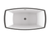 Bain Ultra BCH2RF00T CHARISM 64 x 34 FREESTANDING Thermomasseur Air Bath Tub - Parent