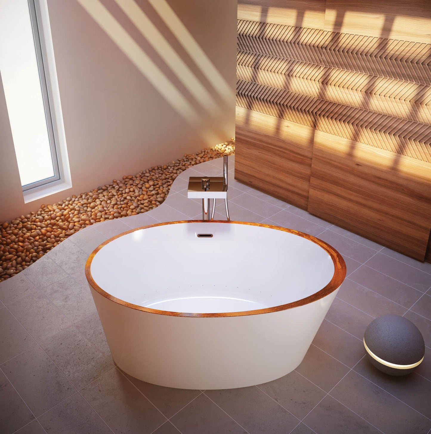 Bain Ultra BCH4OF00T CHARISM 57 x 36 FREESTANDING Thermomasseur Air Bath Tub - Parent