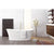 Wet Style BCL01-WHNT Cloud Bath 62 X 29 7/8 X 20 7/16 - Fs - Wh Drain Nt O/F