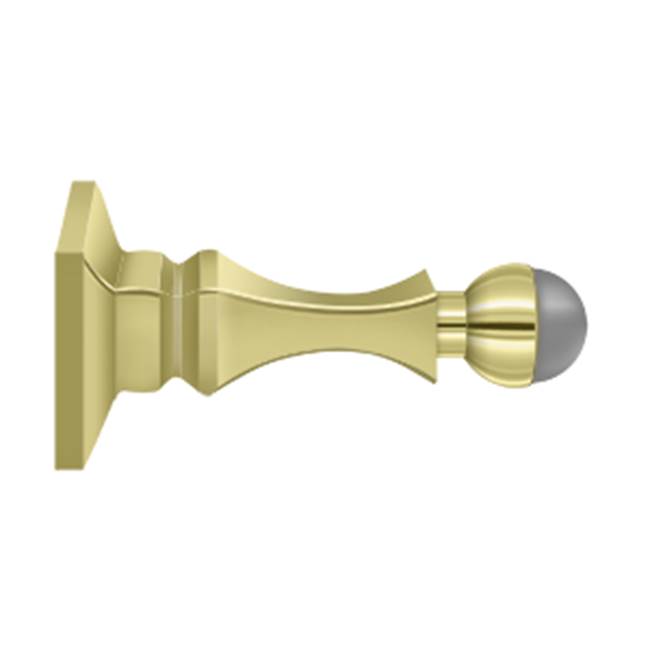 Deltana BDH35 3-1/2 Baseboard Door Bumper, HD, Solid Brass