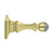 Deltana BDH35 3-1/2 Baseboard Door Bumper, HD, Solid Brass