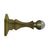 Deltana BDH35 3-1/2 Baseboard Door Bumper, HD, Solid Brass