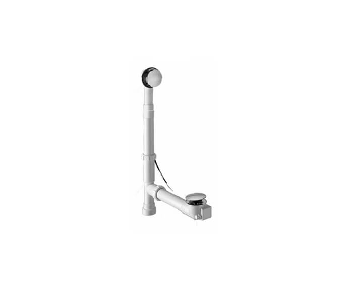 Mountain Plumbing BDR20S35-2 Schedule 20 1-1/2″ Tubular Abs Cable Operated Bath Waste & Overflow With Patented Flexible Overflow Neck For 22″ To 28″ Tub Depths - Parent