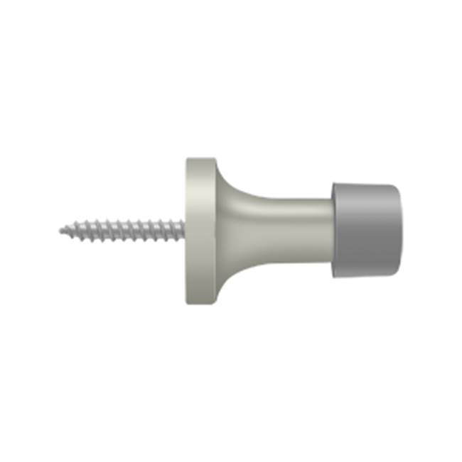 Deltana BDS125 1-3/8 Baseboard Door Bumper, Solid Brass