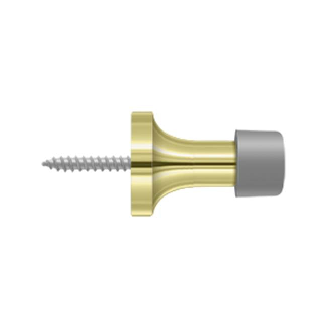 Deltana BDS125 1-3/8 Baseboard Door Bumper, Solid Brass