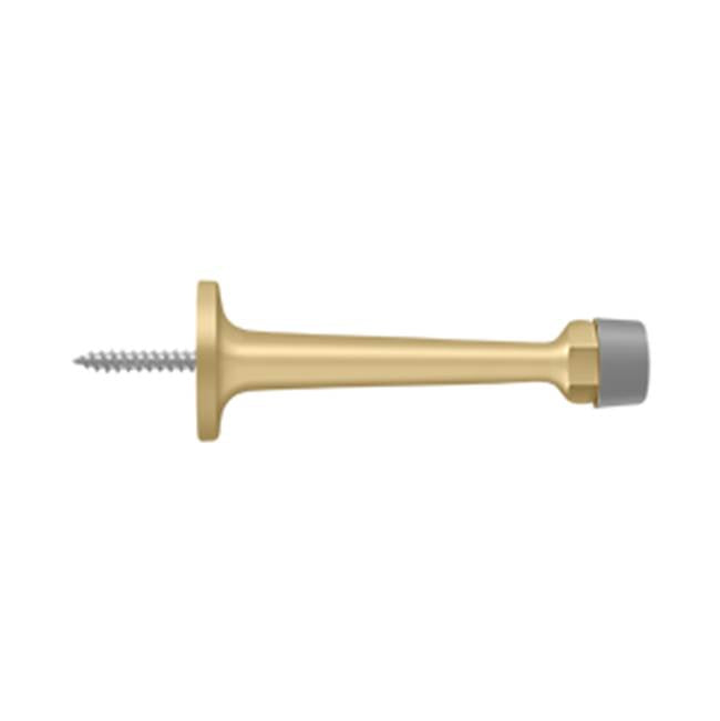 Deltana BDS30 1-3/8 Baseboard Door Bumper, Solid Brass
