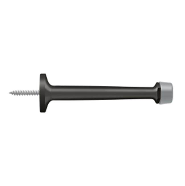 Deltana BDS425 4 Baseboard Door Bumper, Solid Brass