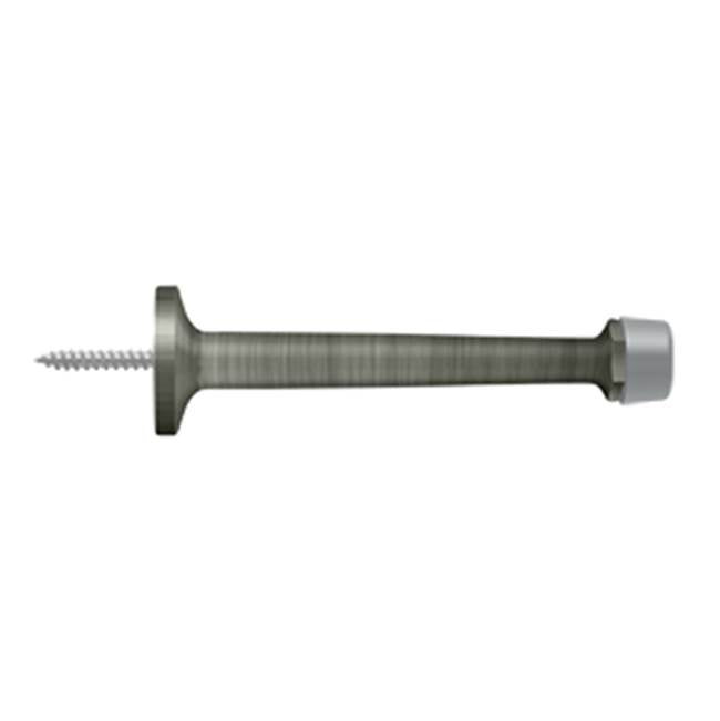Deltana BDS425 4 Baseboard Door Bumper, Solid Brass