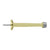 Deltana BDS425 4 Baseboard Door Bumper, Solid Brass