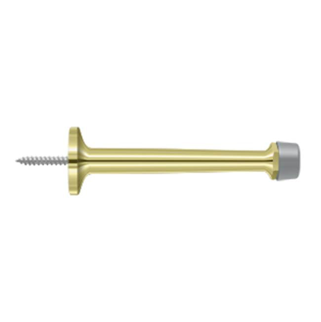 Deltana BDS425 4 Baseboard Door Bumper, Solid Brass
