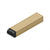 Deltana BDSR40 4 Contemporary Half-Cylinder Tip Baseboard Bumper, Solid Brass