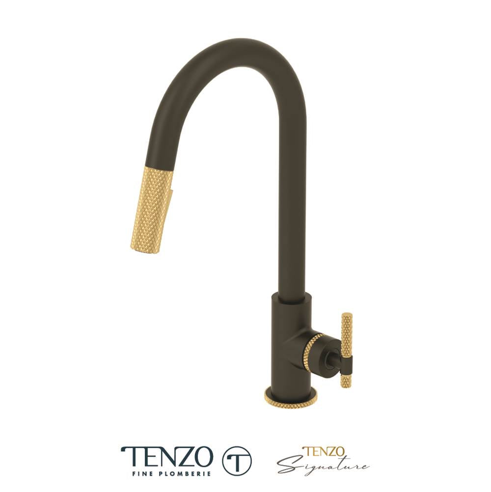 Tenzo BE130-C Single-Handle Kitchen Faucet Bellacio With Pull-Down & 2-Function Hand Shower
