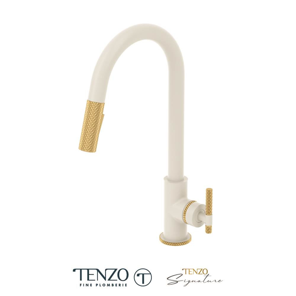 Tenzo BE130-C Single-Handle Kitchen Faucet Bellacio With Pull-Down & 2-Function Hand Shower
