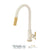 Tenzo BE130-C Single-Handle Kitchen Faucet Bellacio With Pull-Down & 2-Function Hand Shower