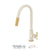 Tenzo BE130-F Single-Handle Kitchen Faucet Bellacio With Pull-Down & 2-Function Hand Shower