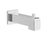 BARiL B-0520-84 Square 7" Tub Spout With Diverter - Parent