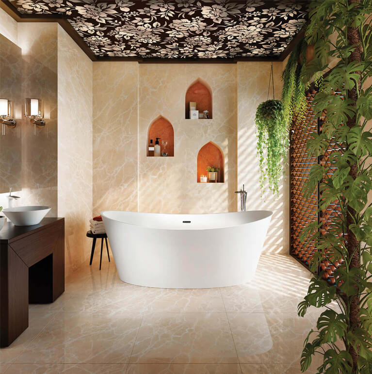 Bain Ultra BEVUOF00T EVANESCENCE 74 x 40 FREESTANDING Thermomasseur Air Bath Tub - Parent